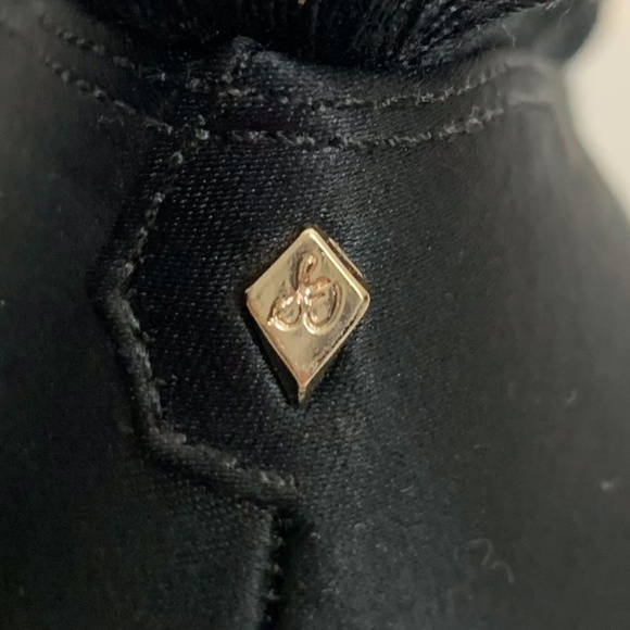 Sam Edelman Black Halan Frayed Pointed Toe Pump - Picture 8 of 13